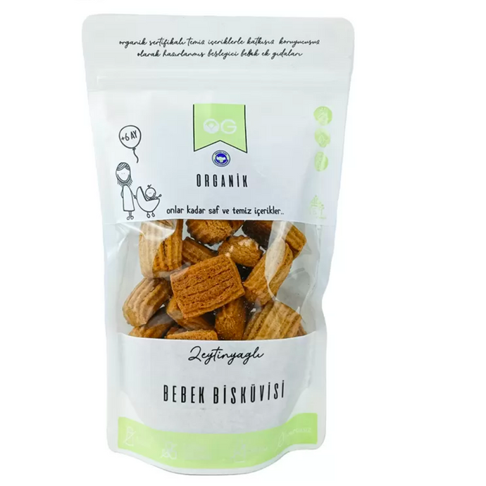 OG NATURAL ORGANİK BEBEBK BİSKÜVİSİ 300g +6 Ay