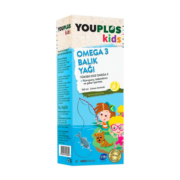 YOUPLUS Kids Omega 3 Balık Yağı 150ml