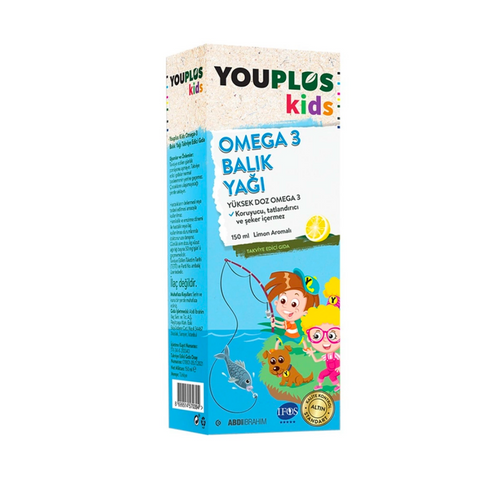 YOUPLUS Kids Omega 3 Balık Yağı 150ml