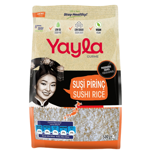 YAYLA Gurme Sushi Pirinç 500gr