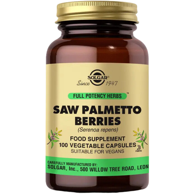 SOLGAR Saw Palmetto Berries 100 Kapsül 520mg 