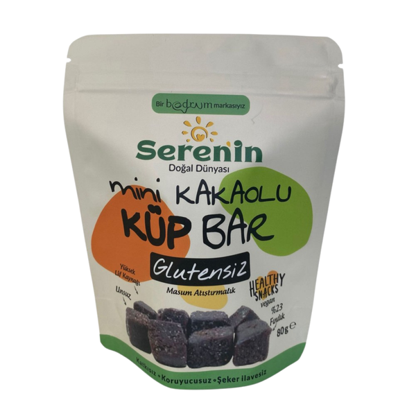SEREN'İN DOĞAL DÜNYASI Mini Kakaolu Küp Bar 80g