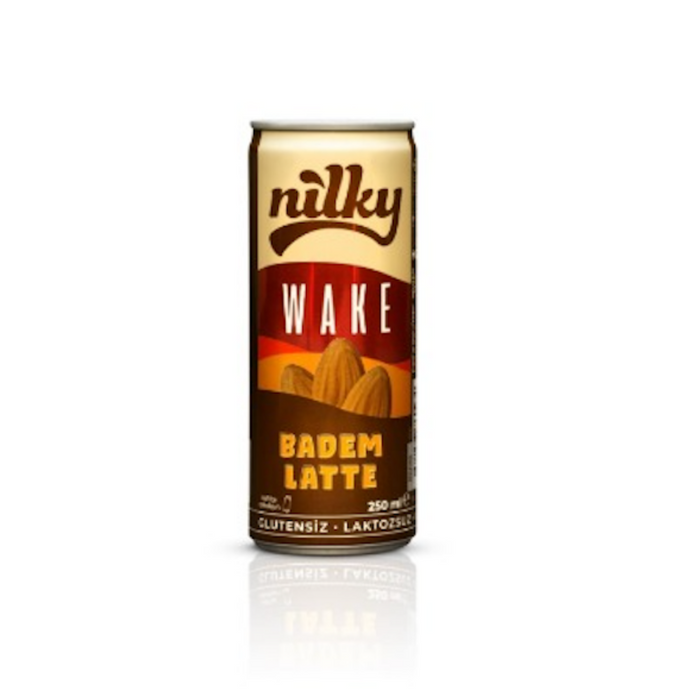 NİLKY Wake Badem Sütlü Latte 250ml