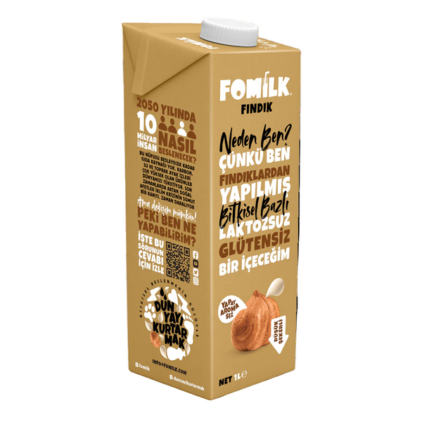 FOMİLK Bitkisel Bazlı Fındık Sütü 1L