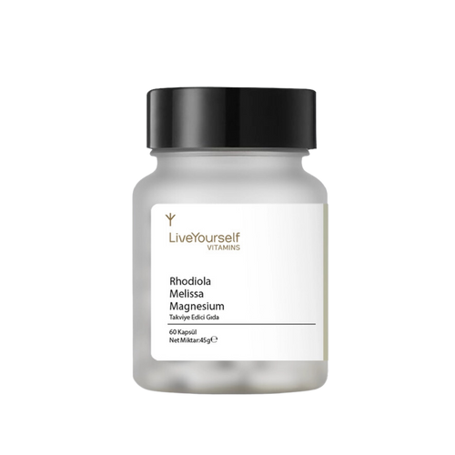 LIVE YOURSELF Rhodiola Melissa Magnesium 60 Kapsül