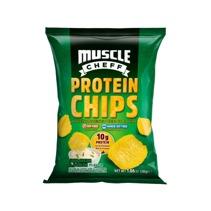 MUSCLE CHEFF Soğan Ekşi Krema Aromalı Protein Cips (30g)