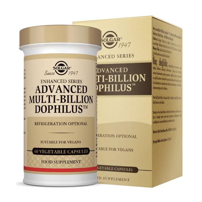 SOLGAR- Advanced- Multi-Billion -Dophilus -60 -Kapsül