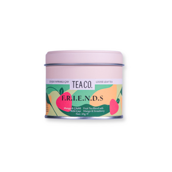 TEA CO Mango Ve Çilekli Meyve Çayı - F.R.I.E.N.D.S. 25g