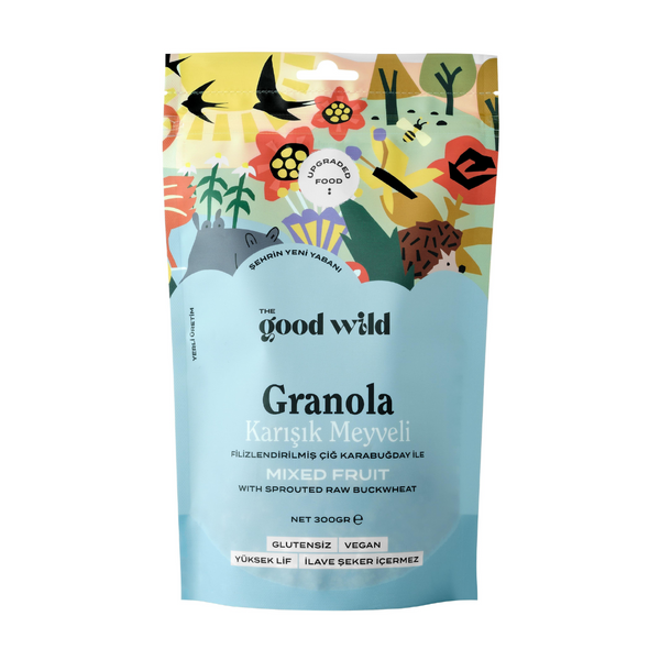 THE GOOD WILD Granola (Filizlendirilmiş Karabuğdaylı & Karışık Meyveli) 300g