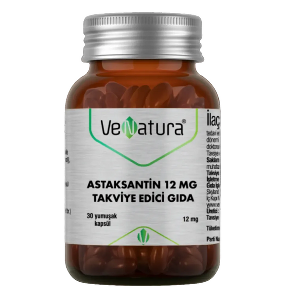 VENATURA Astaksantin 12mg 30 Kapsül