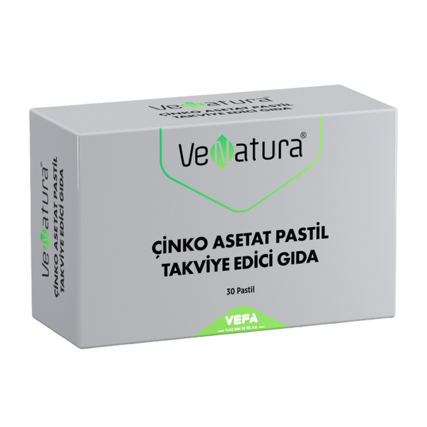 VENATURA Çinko Asetat 30 Pastil