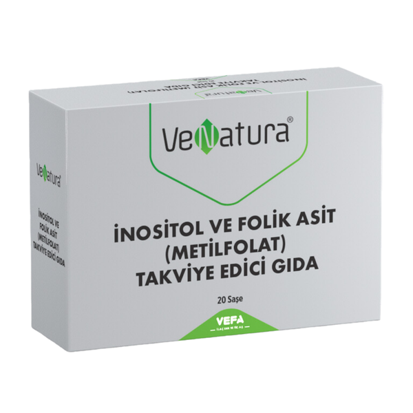 VENATURA İnositol ve Folik Asit (Metilfolat) 20 Saşe