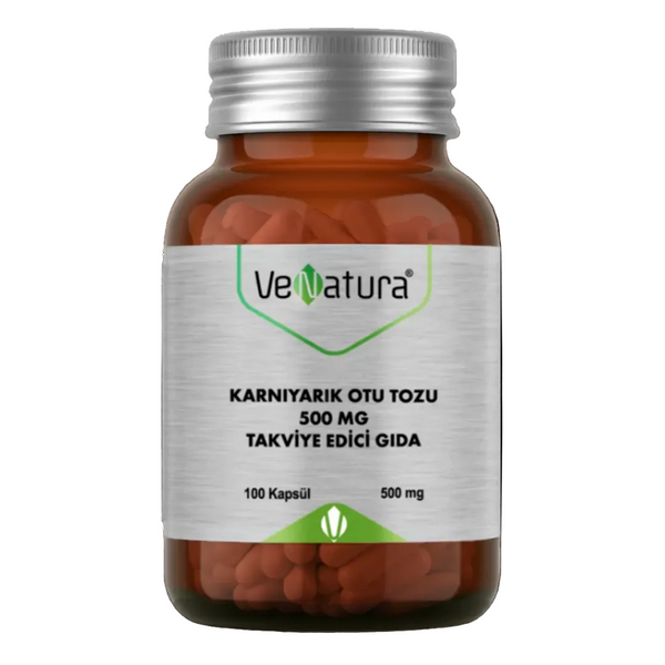 VENATURA Karnıyarık Otu Tozu 500mg 100 Kapsül