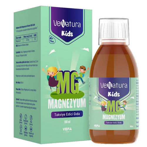 VENATURA Kids Magnezyum Takviye Edici Gıda 100ml