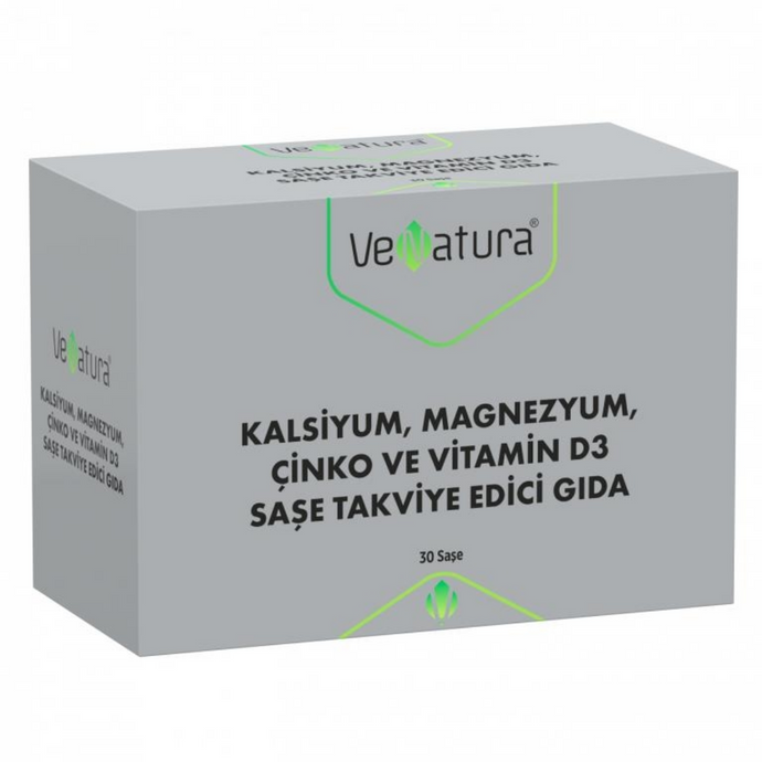 VENATURA Kalsiyum Magnezyum Çinko Ve Vitamin D3 30 Saşe