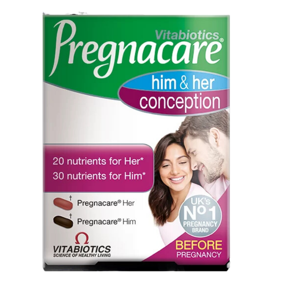 VİTABİOTİCS Pregnacare Him&Her Conception 30 Tb/30 Tablet