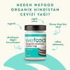 WEFOOD Organik Hindistan Cevizi Yağı 300ml (Soğuk Sıkım)
