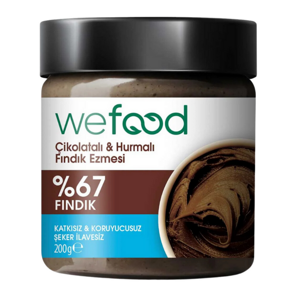 WEFOOD Çikolatalı Hurmalı Fındık Ezmesi 200g