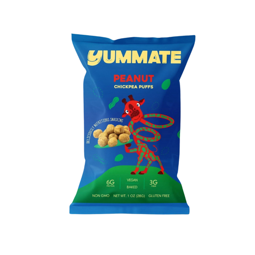 YUMMATE Yer Fıstığı Aromalı Fırınlanmış Nohut Cipsi 28g