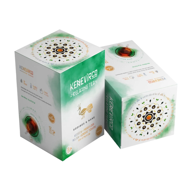 KENEVİRCO Yeşil Rooibos ve Naneli Kenevir Tohumu Çayı