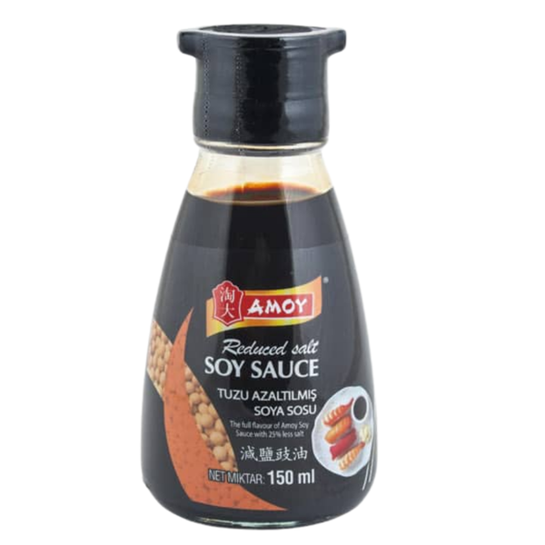 AMOY Tuzu Azaltılmış Soya Sosu Oval 150 ml