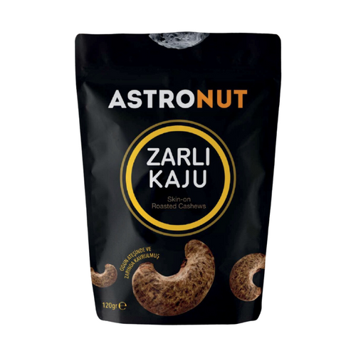 ASTRONUT Odun Ateşinde ve Zarında Kavrulmuş Kaju 120g