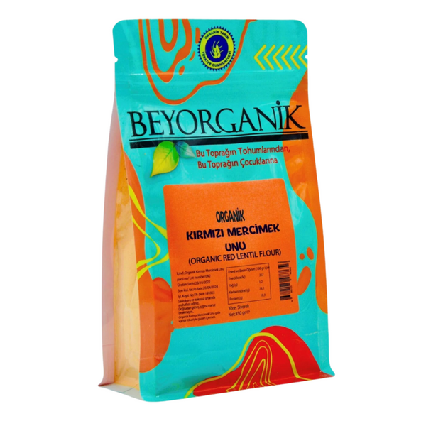 BEYORGANİK Kırmızı Mercimek Unu 350g