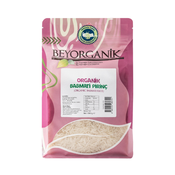BEYORGANİK Organik Basmati Pirinç 1000g