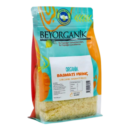 BEYORGANİK Organik Basmati Pirinç 500g