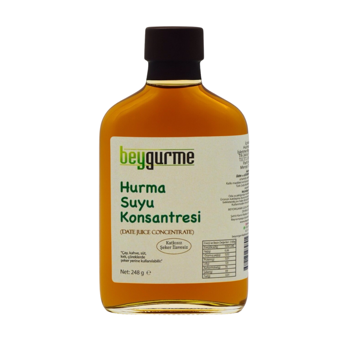 BEYORGANİK Organik Hurma Suyu Konsantresi 248g