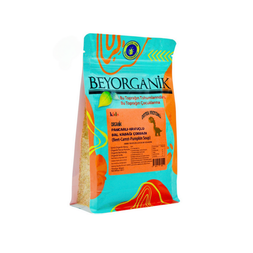beyorganik organik pancarlı havuclu bal kabagı corbası