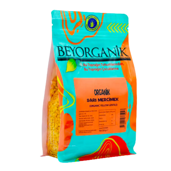BEYORGANİK Organik Sarı Mercimek 500g