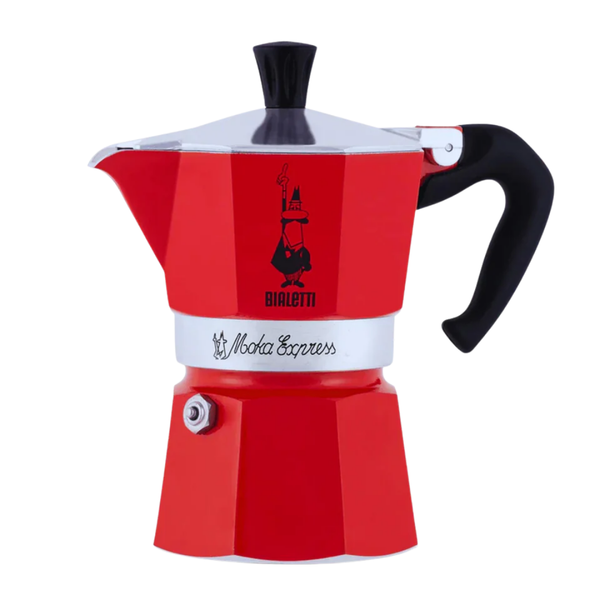 BİALETTİ Moka Express Kırmızı 3 Cup Mokapot
