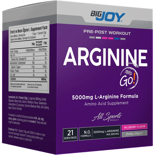 BİGJOY Arginine Go Orman Meyveli 21 Servis 