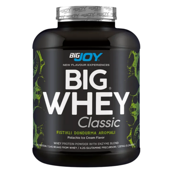 BİGJOY Bigwhey Whey Protein Classic Antep Fıstığı Dondurma 2376g 72 Servis