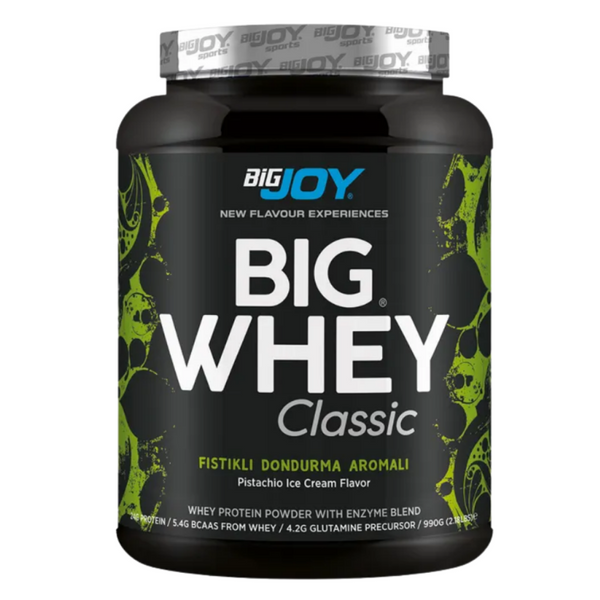 BİGJOY Bigwhey Whey Protein Classic Antep Fıstığı Dondurma 990g 30 Servis