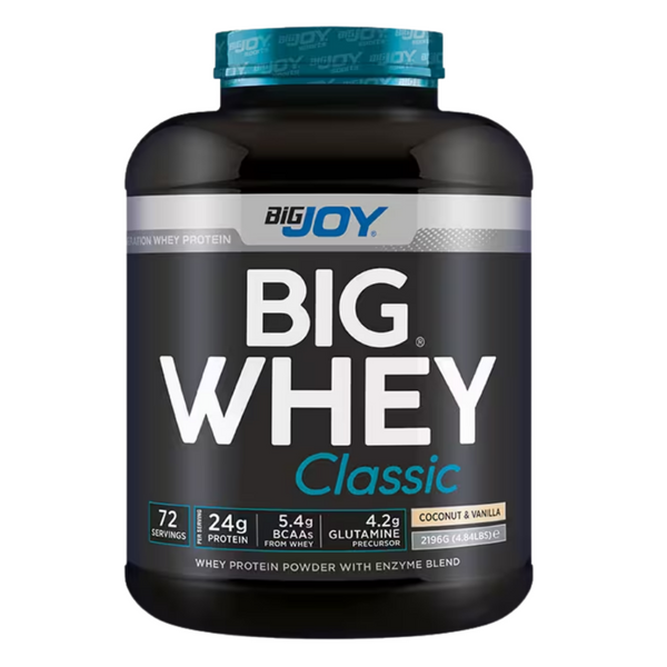 BİGJOY Bigwhey Whey Protein Classic Hindistan Cevizi Vanilya 2196g 72 Servis