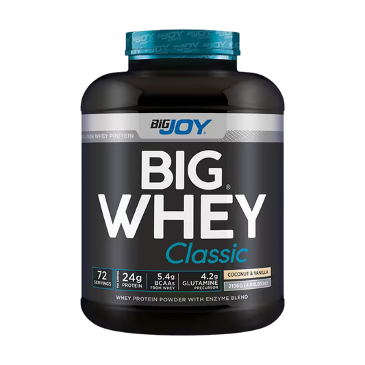 BİGJOY Bigwhey Whey Protein Classic Hindistan Cevizi Vanilya 2196g