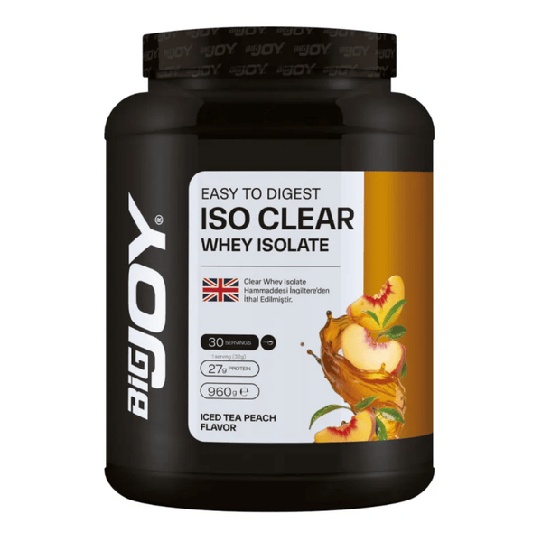 BİGJOY Iso Clear Whey Isolate Ice Tea Şeftali 960g
