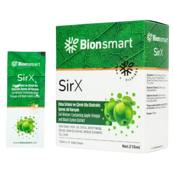 BİONSMART SirX Prebiyotik Jel Elma Sirkesi 210ml
