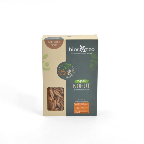 BIOROOTZO Nohut Caserecce Organik ve Glutensiz Makarna 200g