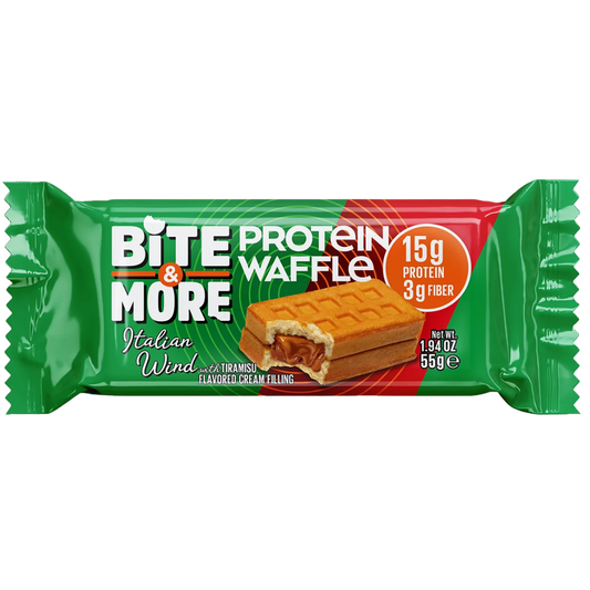 BITE&MORE Protein Waffle Tiramisu 55g
