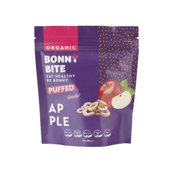 BONNY BİTE Organik Patlatılmış Elma