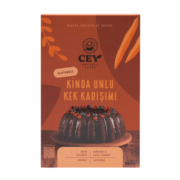 CEY NATURAL FOODS Kinoa Unlu Kek Karışımı 265g