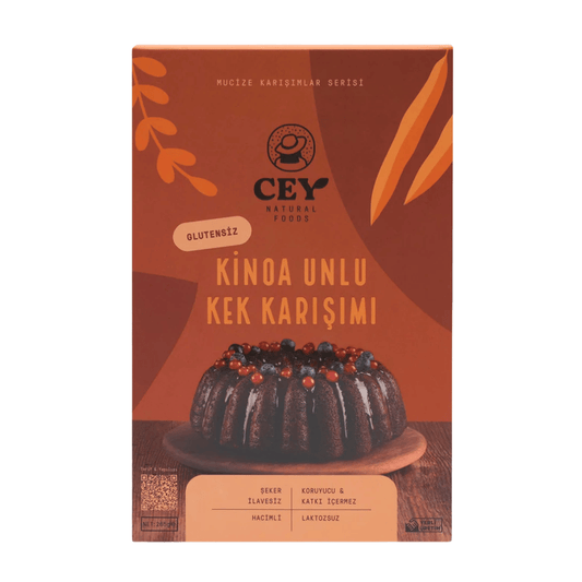 CEY NATURAL FOODS Kinoa Unlu Kek Karışımı 265g