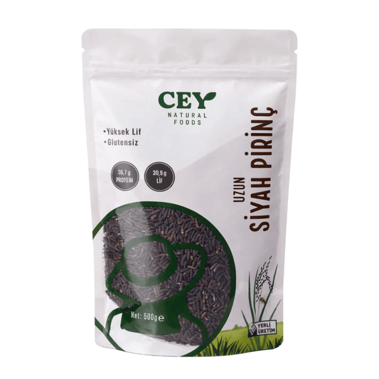 CEY NATURAL Uzun Siyah Pirinç 500g