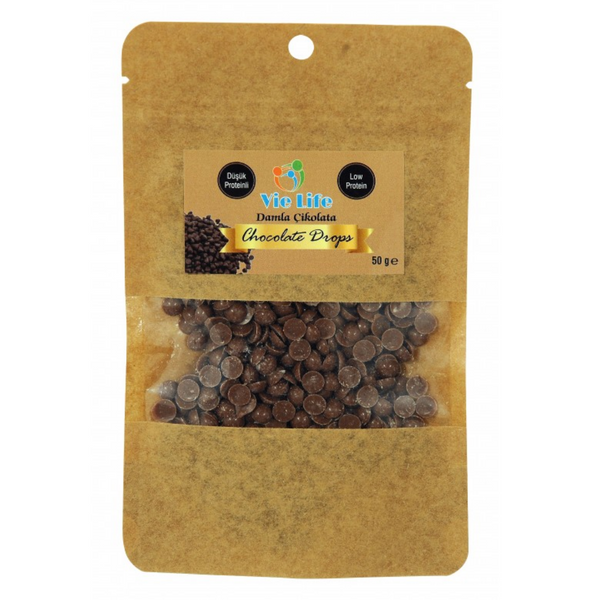 VİE LİFE Proteini Azaltılmış Damla Çikolata 50g
