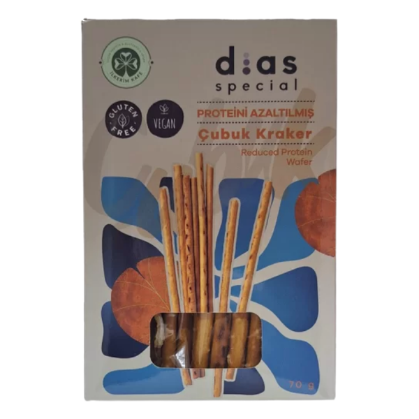 DİAS SPECİAL Düşük Proteinli Çubuk Kraker 70g