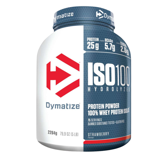 DYMATIZE ISO100 Whey Protein Isolate Strawberry 2264g