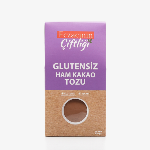 ECZACININ ÇİFTLİĞİ Glutensiz Ham Kakao Tozu 150g